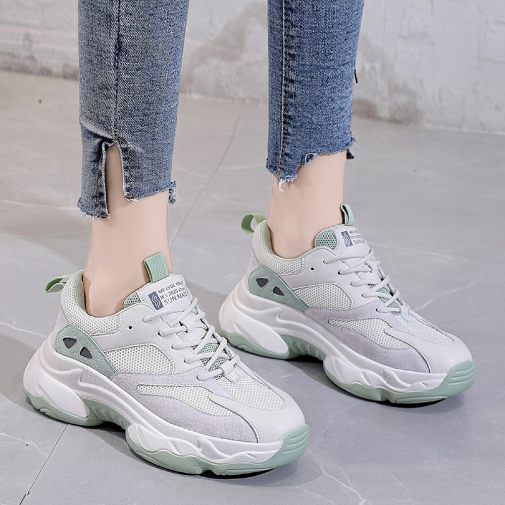 Women's Spring New Thick-Soled Sports Casual Shoes