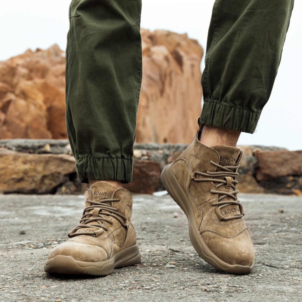 Fall New Martin Boots Fashion Casual Tooling Shoes Men's Trendy Shoes